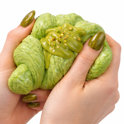 Matcha Crossaint Squishy